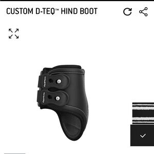 Equifit custom D-teq hind boot